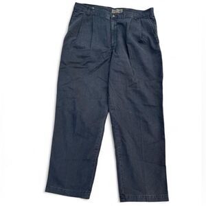 Well Worn Baggy Y2K Men's Dark Blue Khakis